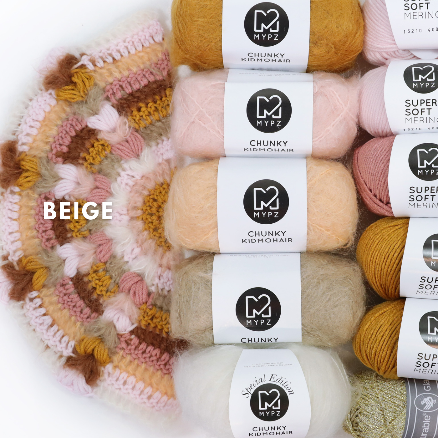 Häkelanleitung - MYPZ Boho-Schal (ENG-NL-DE-FR-ES)
