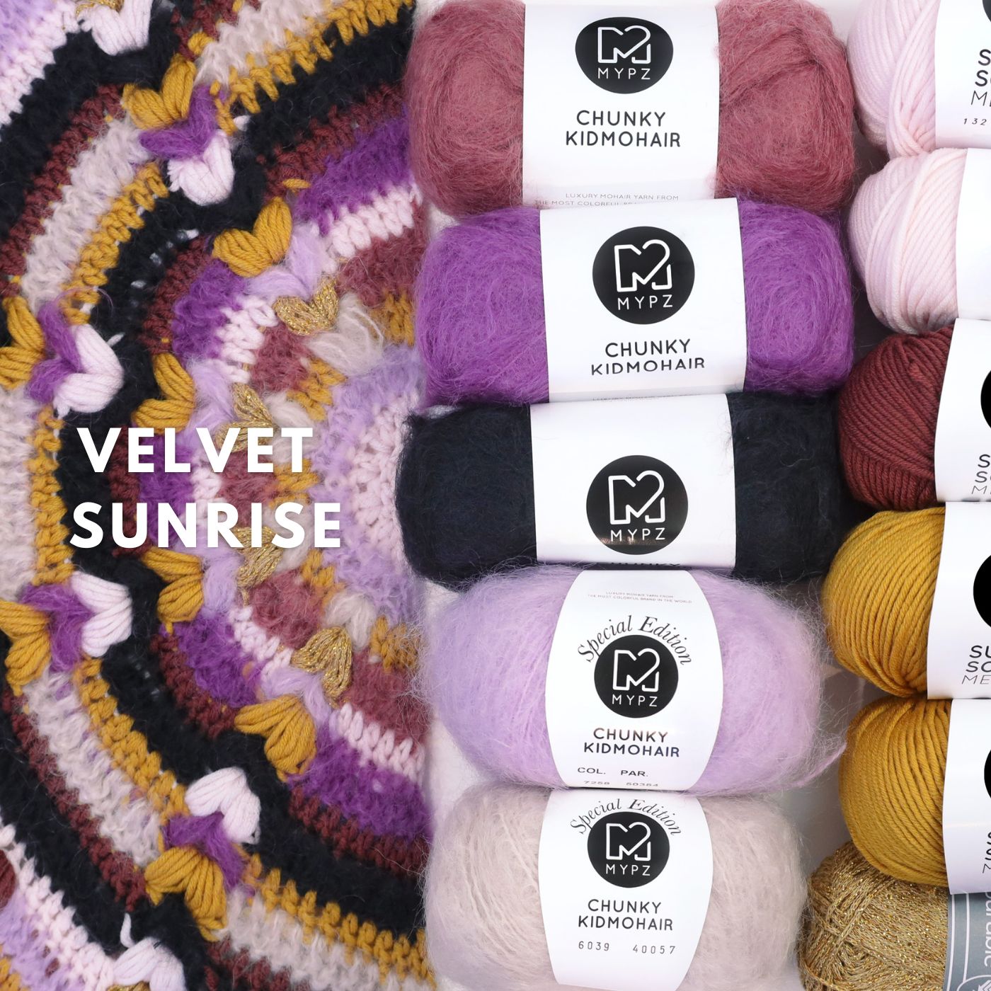 Häkelanleitung - MYPZ Boho-Schal (ENG-NL-DE-FR-ES)