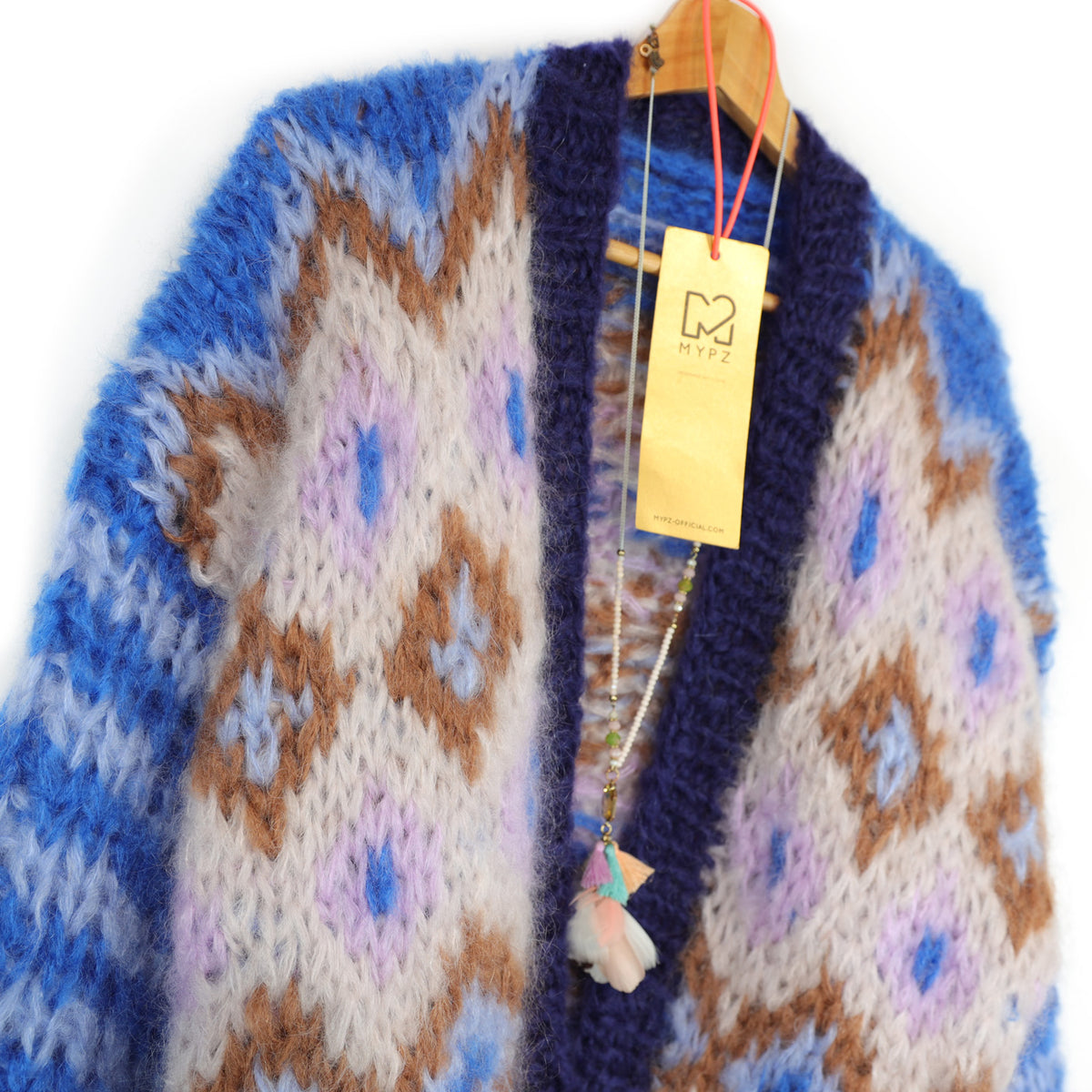 Strickanleitung – Chunky-Mohair-Jacke Alpine Breeze Nr.12 (ENG-DE-NL-ES-FR-IT-DA-SV-NO)