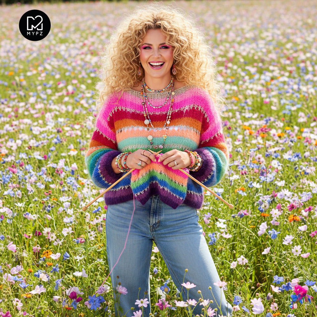 Strickanleitung – MYPZ Light Mohair Pullover BOWBOW No10 (ENG-NL-DE)