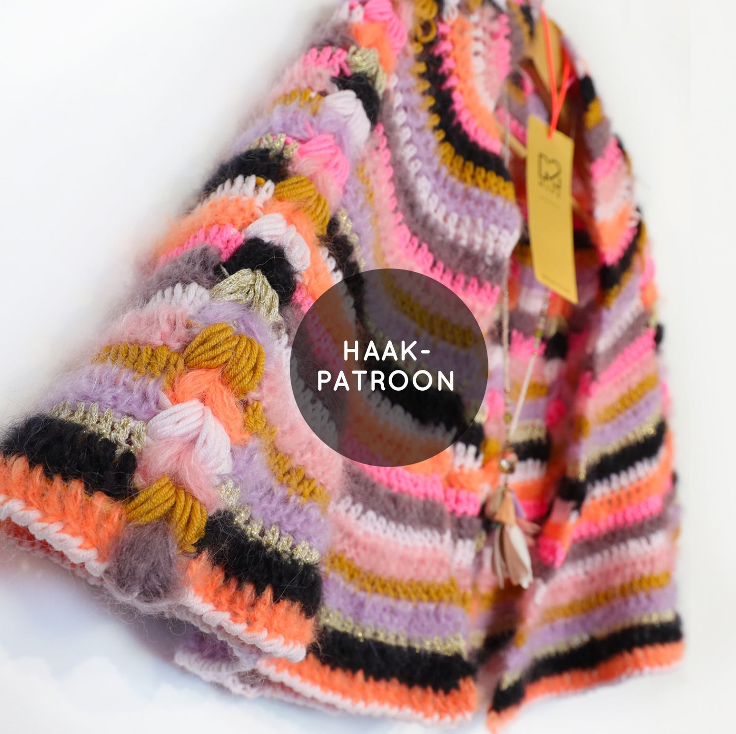 Häkelanleitung - MYPZ Boho-Schal (ENG-NL-DE-FR-ES)