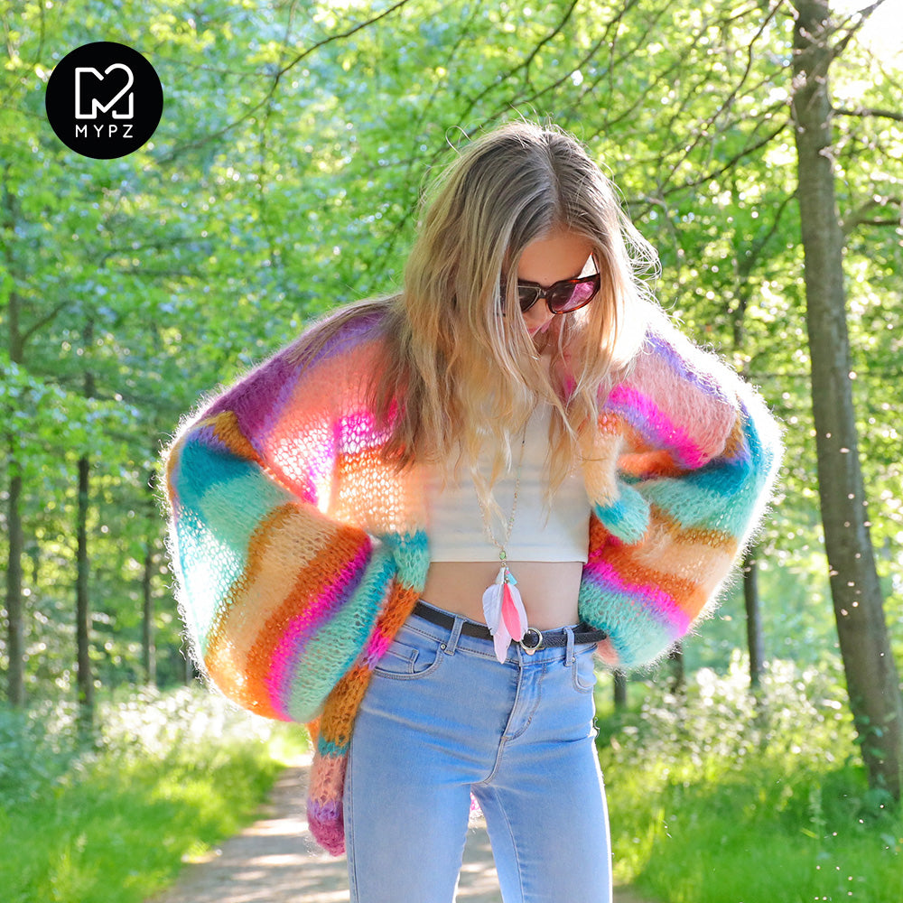 Strickset – MYPZ Basic Light Mohair Cardigan Crystal No10 (ENG-NL-DE)