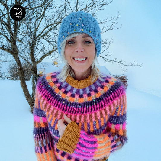 Strickanleitung – MYPZ top-down sweater Boho Firefly No6 (ENG-NL-DE)