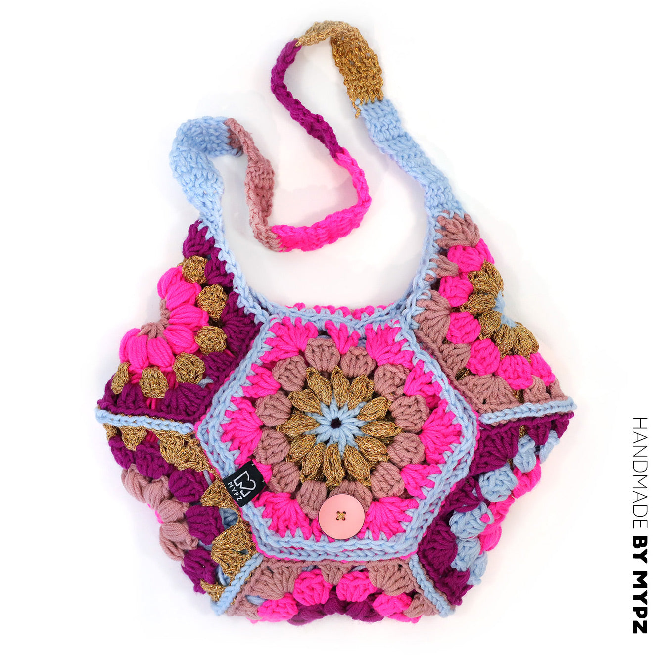 Häkelset - MYPZ hexagon Tasche Everly (ENG-NL-DE)
