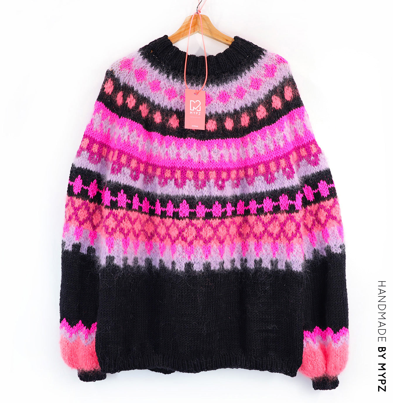 Strickset – MYPZ top-down sweater Ziggy No6 (ENG-NL-DE)