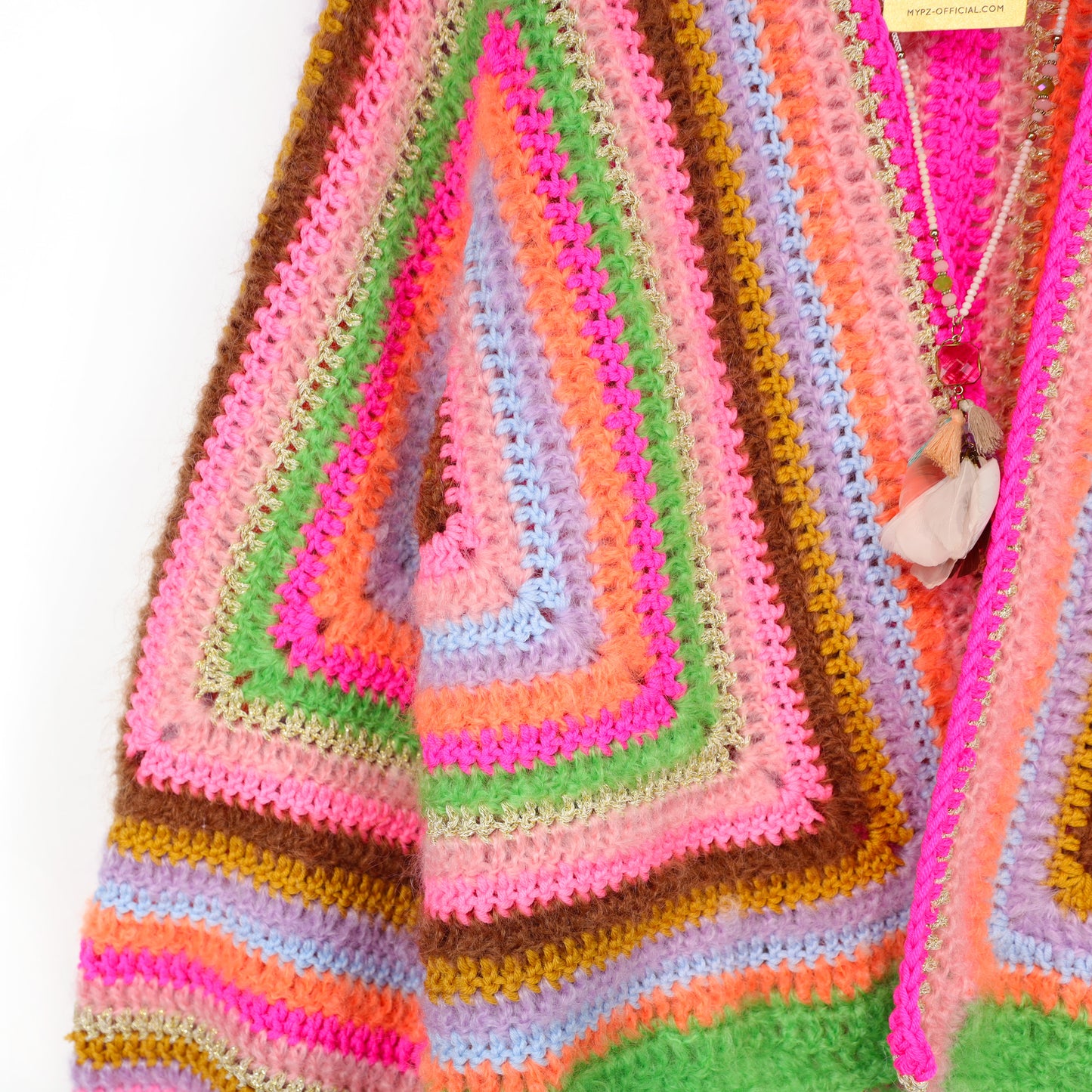 Crochet kit - MYPZ Hexagon Cardigan Vibrant Soul (ENG-NL-DE)