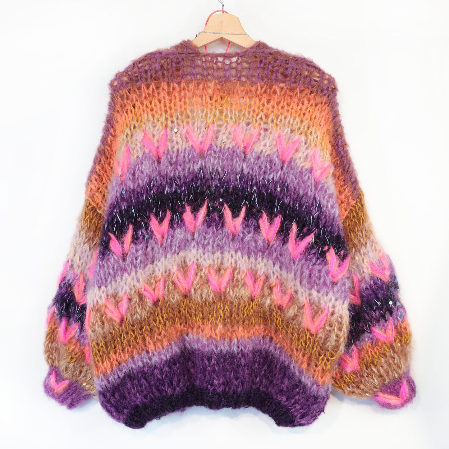 Strickset – MYPZ Chunky Mohair Cardigan Boho Firefly No.15 (ENG-NL-DE)