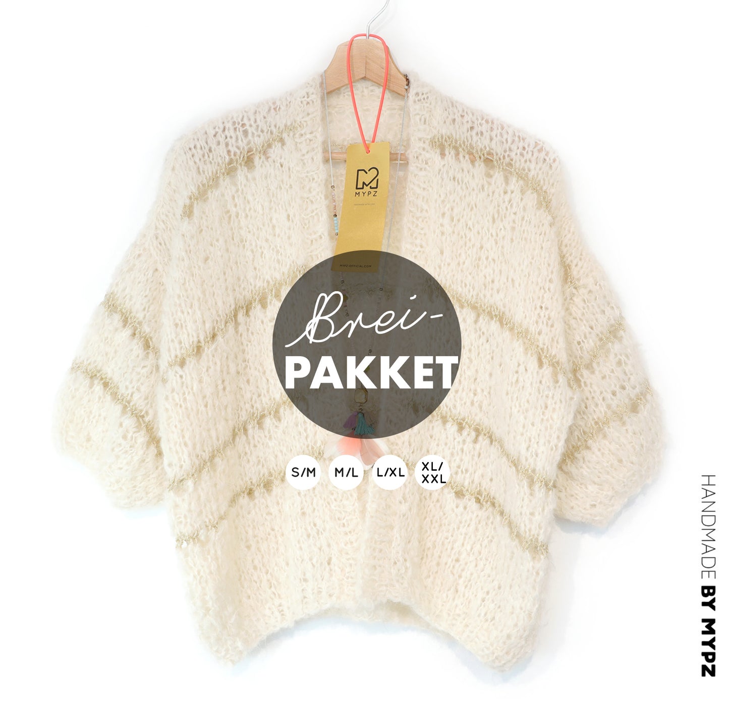 Strickset – MYPZ Light Alpaca Cardigan Morning Meadow No10 (ENG-NL-DE)