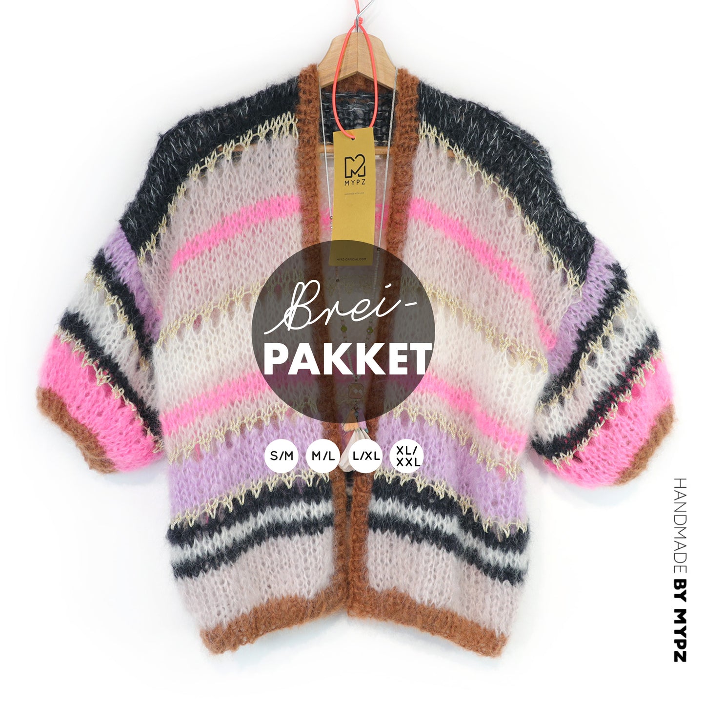 Strickset – MYPZ Light Mohair Cardigan Alexia No10 (ENG-NL-DE)