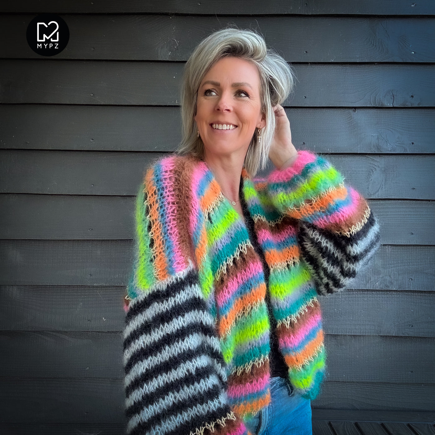 Strickanleitung – MYPZ Mohair Cardigan Magic No10 (ENG-NL-DE)