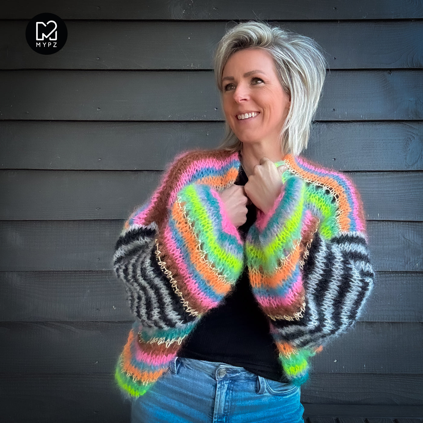 Strickanleitung – MYPZ Mohair Cardigan Magic No10 (ENG-NL-DE)
