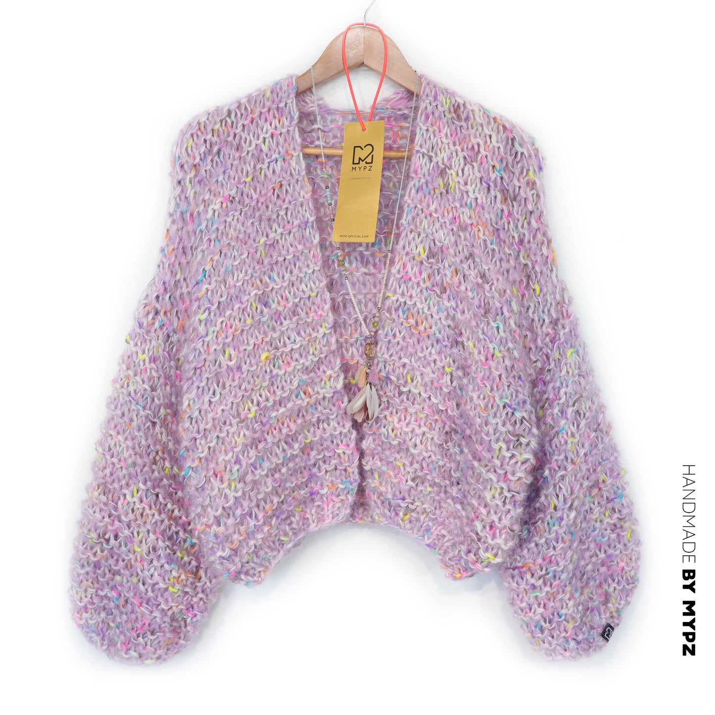 Strickanleitung – MYPZ Short Chunky Mohair-Merino Cardigan Confetti Nights No.15 (ENG-NL-DE)