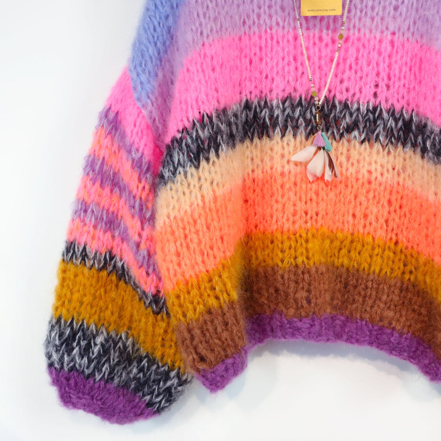 Strickset – MYPZ Basic Chunky Pullover Candy Heat No15 (ENG-NL-DE)