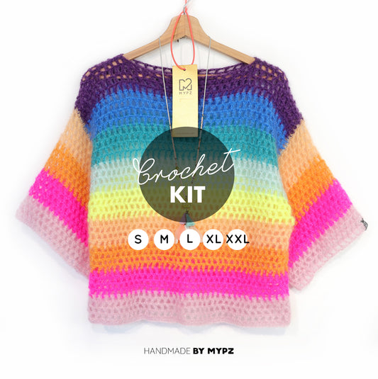 Häkelset - Rainbow top (ENG-NL-DE)