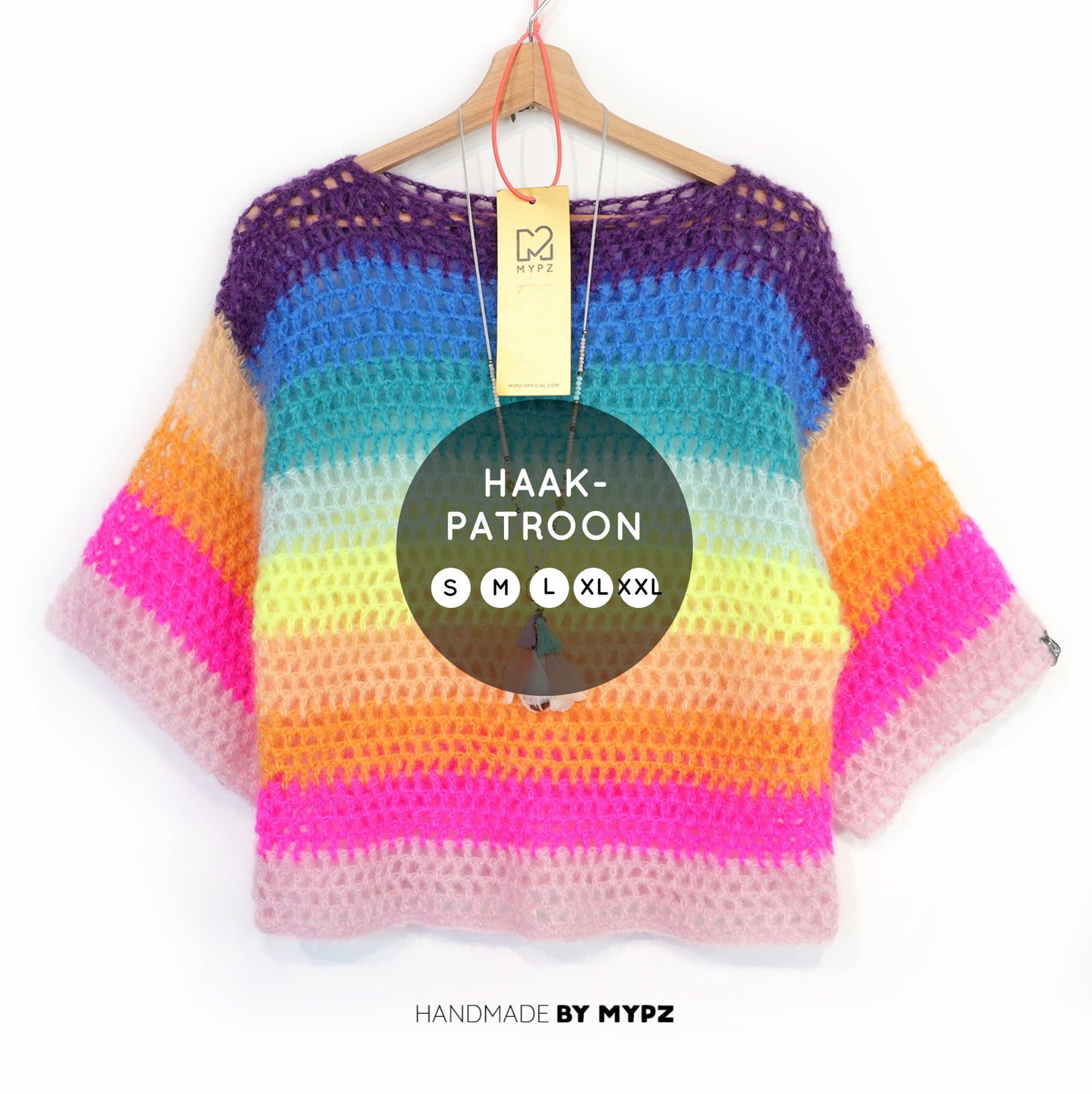 Häkelanleitung – MYPZ Rainbow top (ENG-NL-DE)