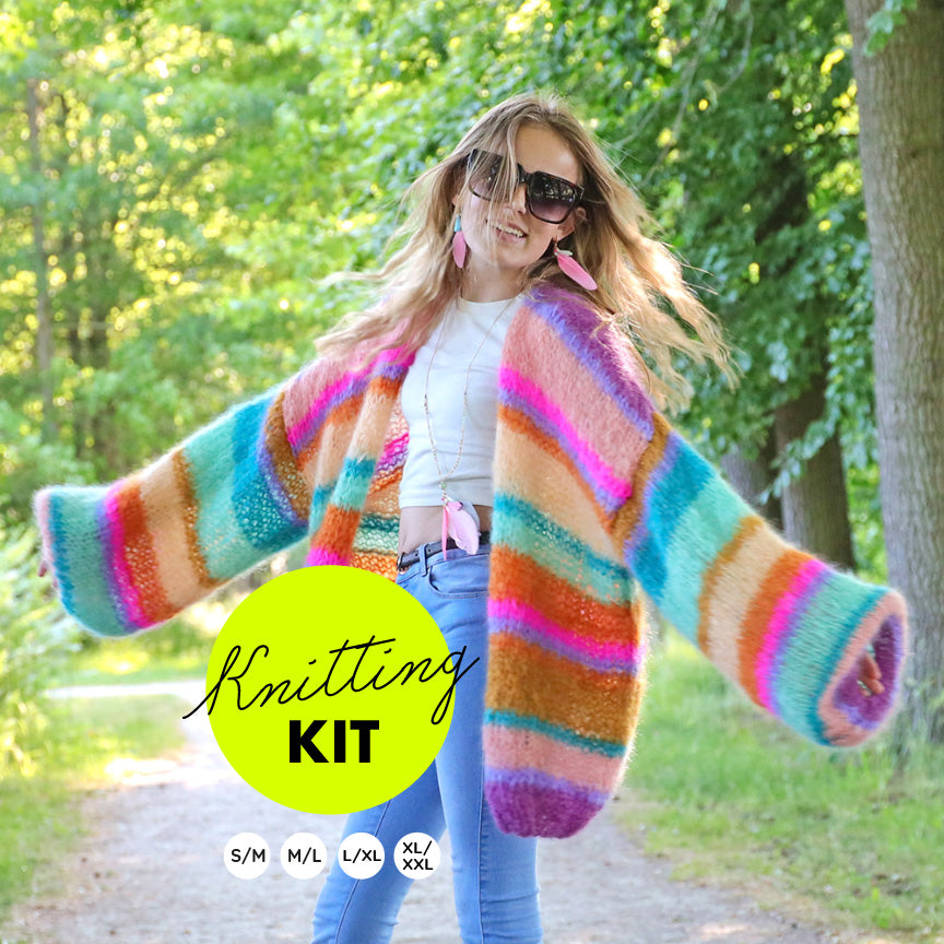 Strickset – MYPZ Basic Light Mohair Cardigan Crystal No10 (ENG-NL-DE)