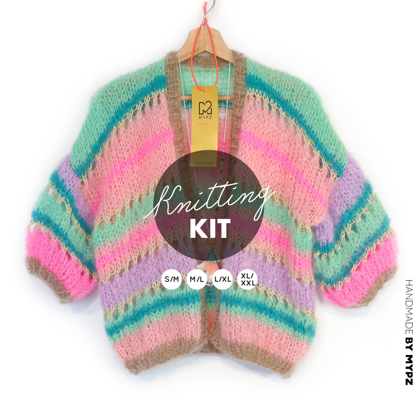 Strickset – MYPZ Light Mohair Cardigan Faby No10 (ENG-NL-DE)