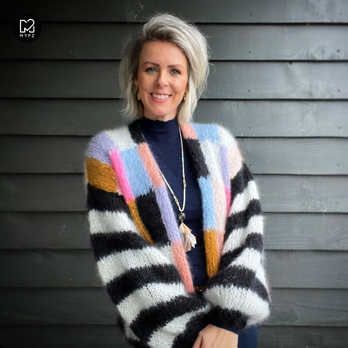 Strickanleitung – MYPZ Light Mohair Cardigan Fuzzy No10 (ENG-NL-DE)