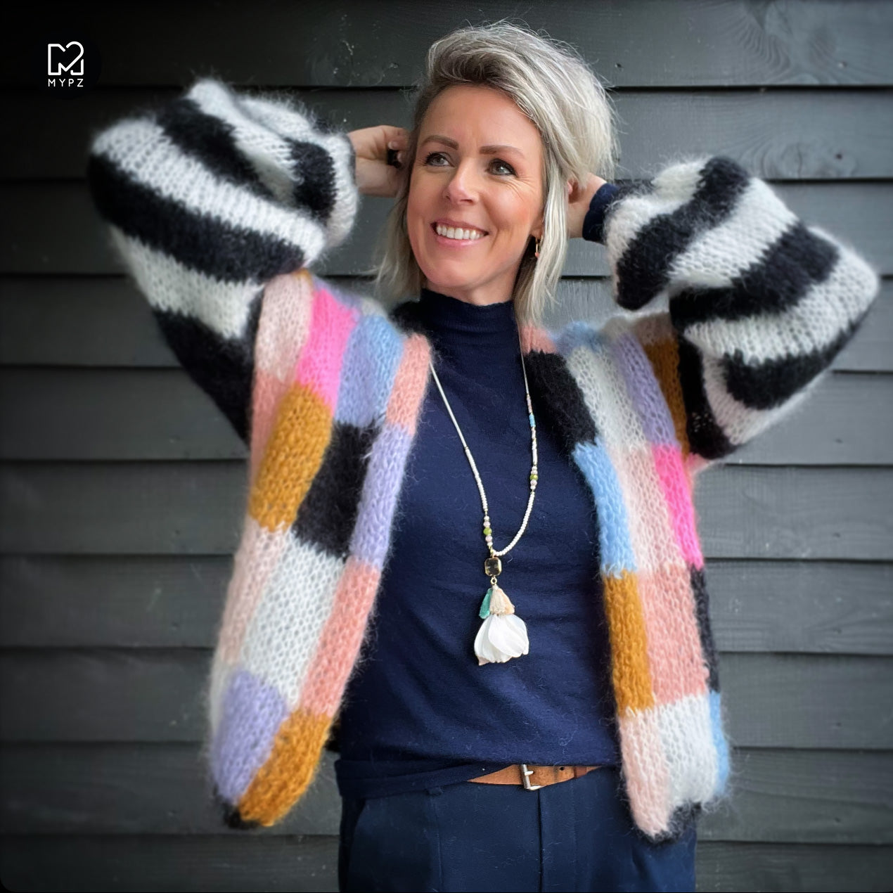 Strickset – MYPZ Light Mohair Cardigan Fuzzy No10 (ENG-NL-DE)