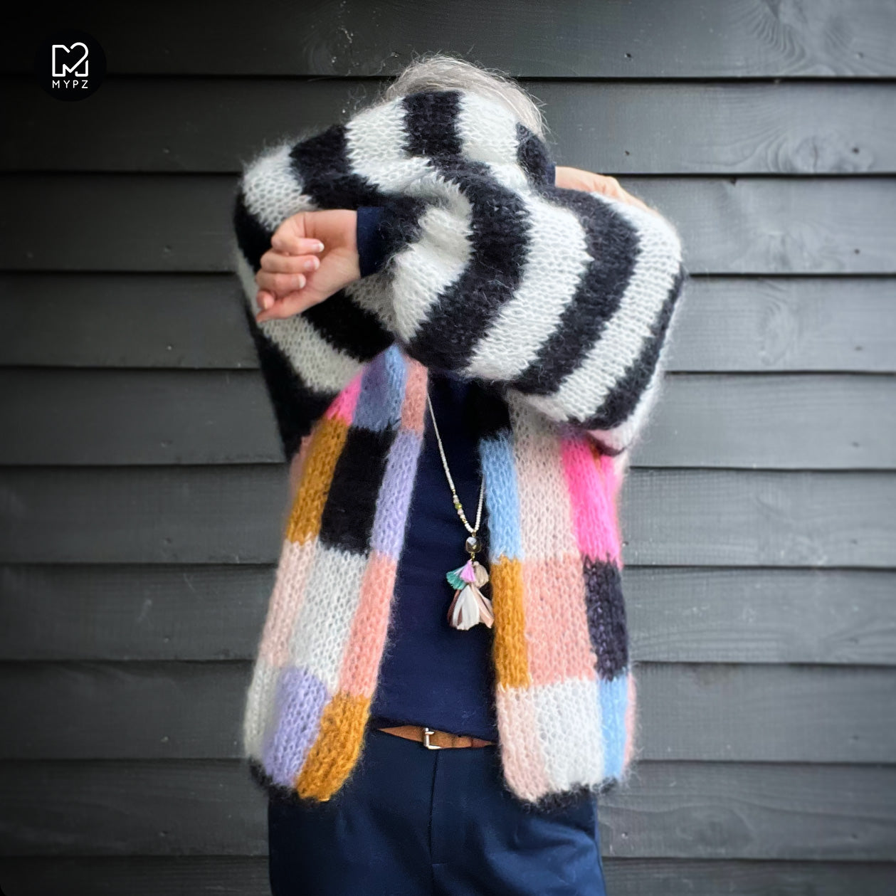 Strickanleitung – MYPZ Light Mohair Cardigan Fuzzy No10 (ENG-NL-DE)