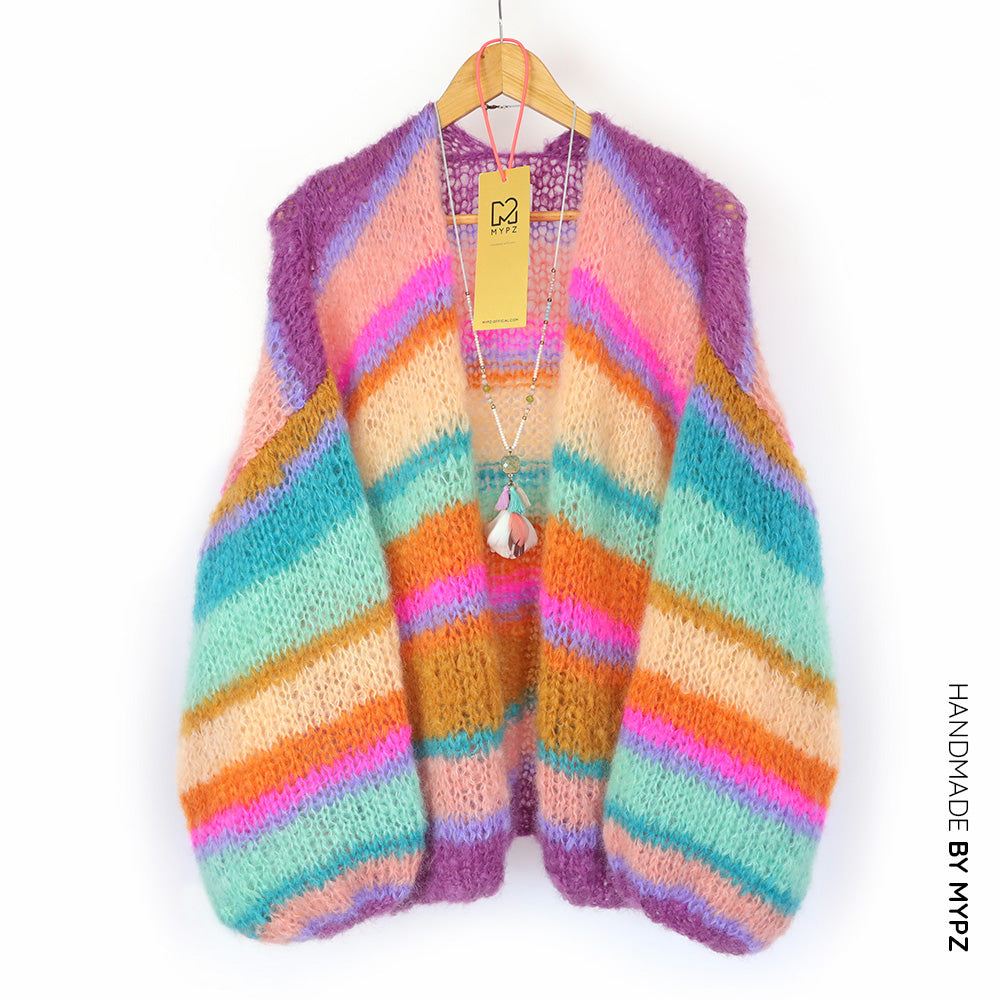 Strickset – MYPZ Basic Light Mohair Cardigan Crystal No10 (ENG-NL-DE)