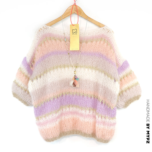 Strickset – MYPZ Light Mohair Top Powder Champaign No.10