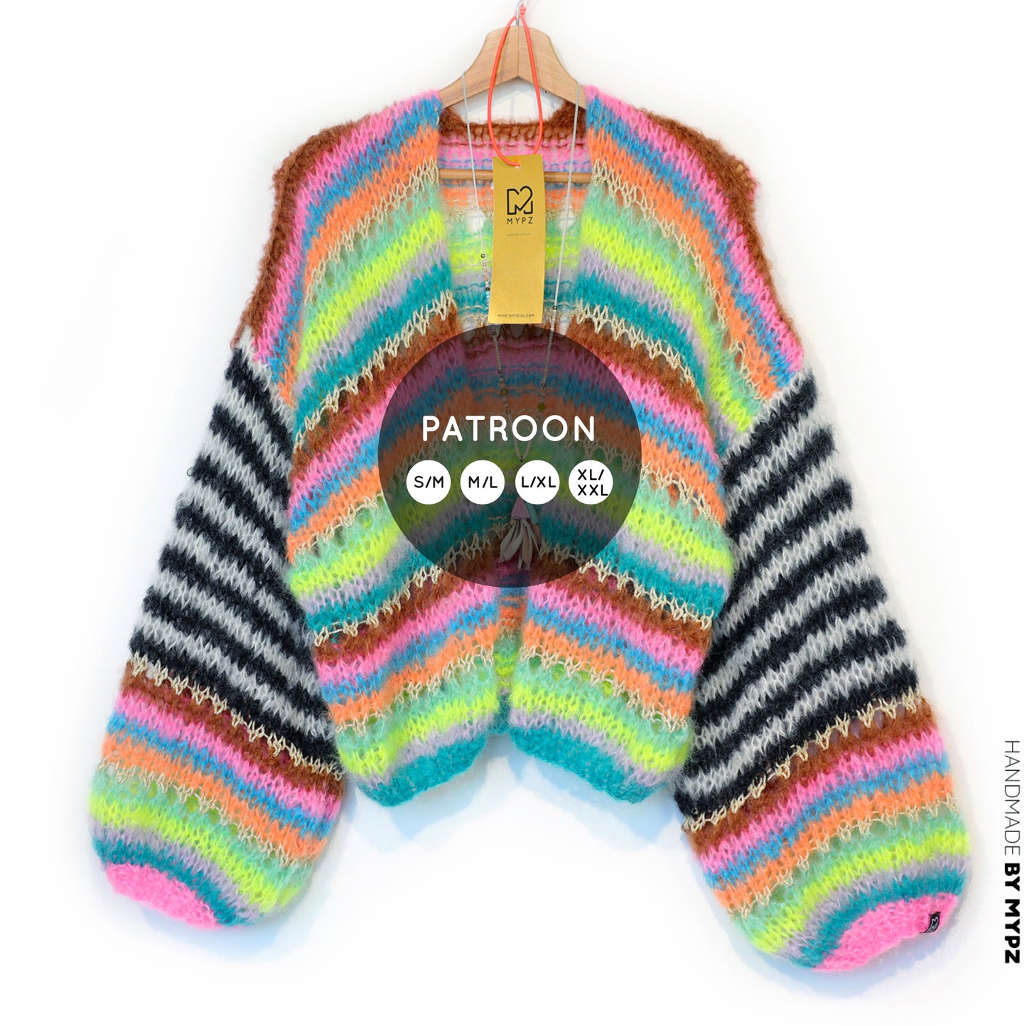 Strickanleitung – MYPZ Mohair Cardigan Magic No10 (ENG-NL-DE)