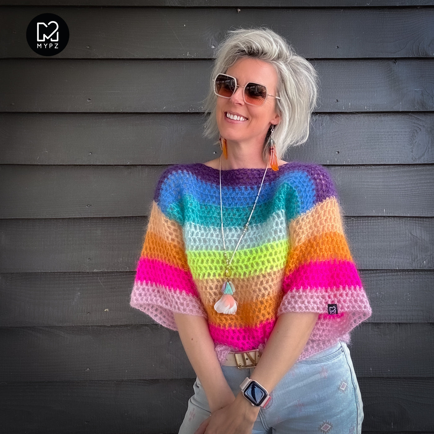 Häkelanleitung – MYPZ Rainbow top (ENG-NL-DE)