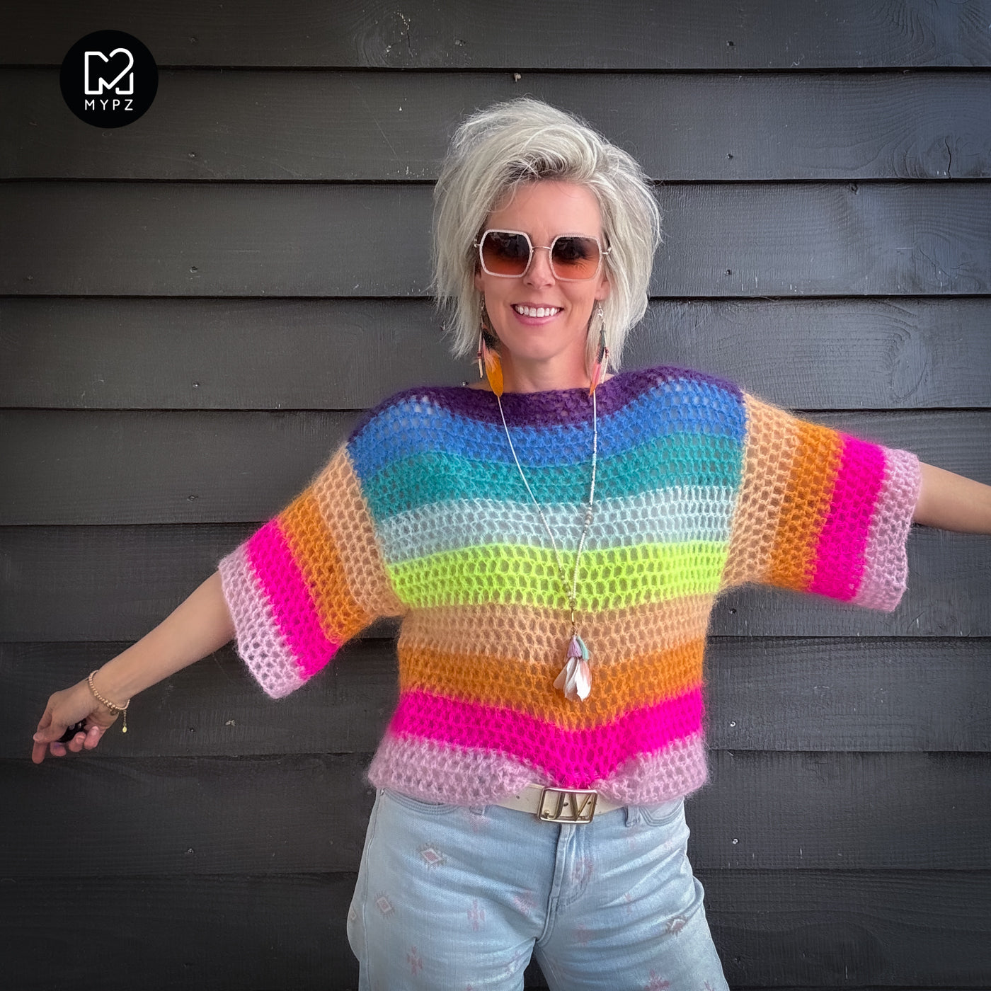 Häkelanleitung – MYPZ Rainbow top (ENG-NL-DE)