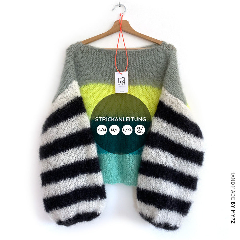 Strickanleitung – MYPZ Basic Light Mohair Pullover Kim No10 - beginner (ENG-NL-DE)