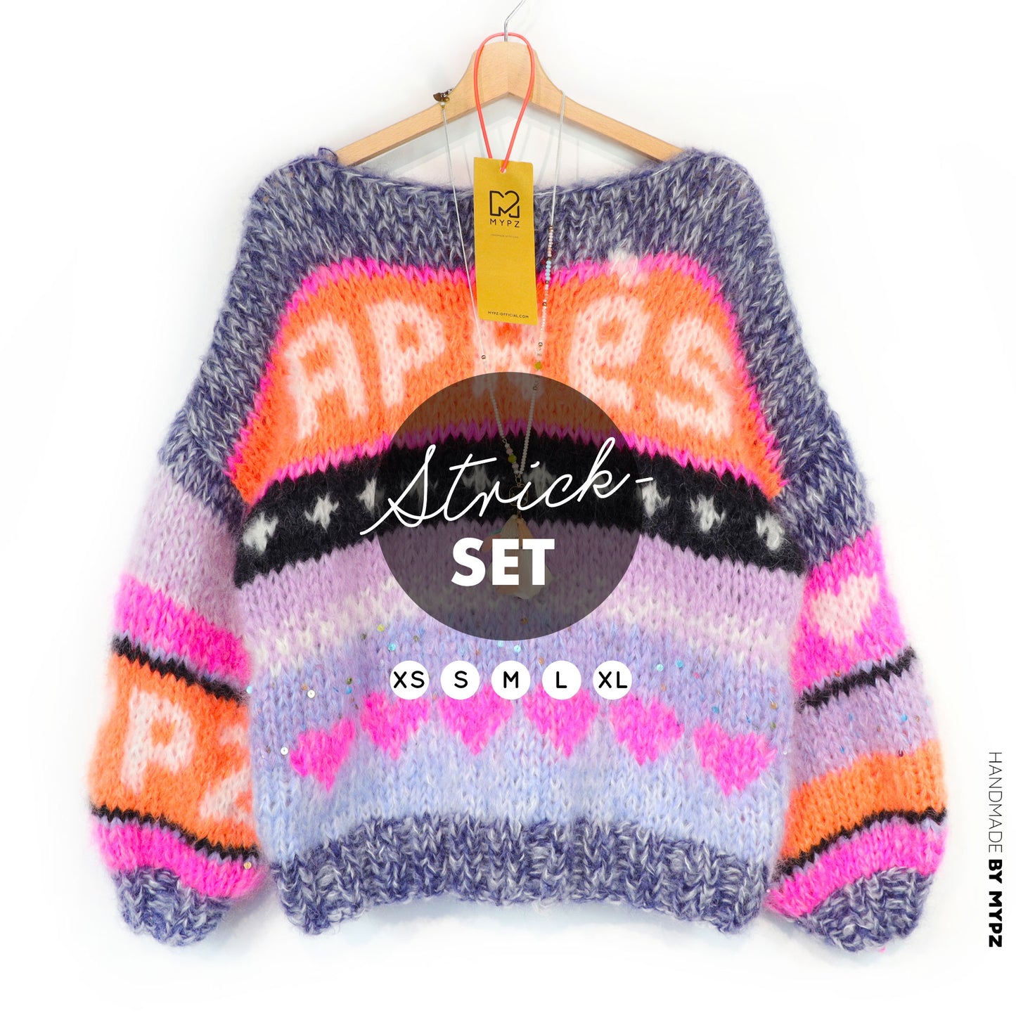 Strickset – MYPZ Chunky Mohair Pullover Après Ski no9 No.9 (ENG-NL-DE)