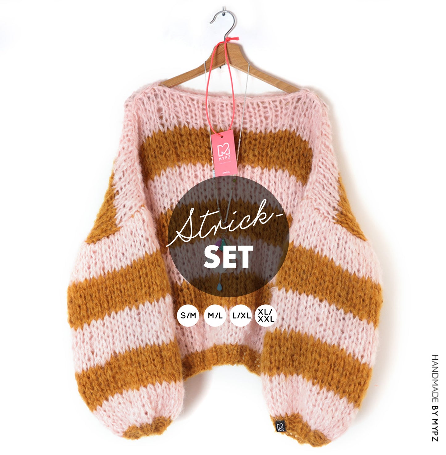 Strickset – MYPZ Basic Chunky Pullover Apache No15 – Beginner (ENG-NL-FR-ES)