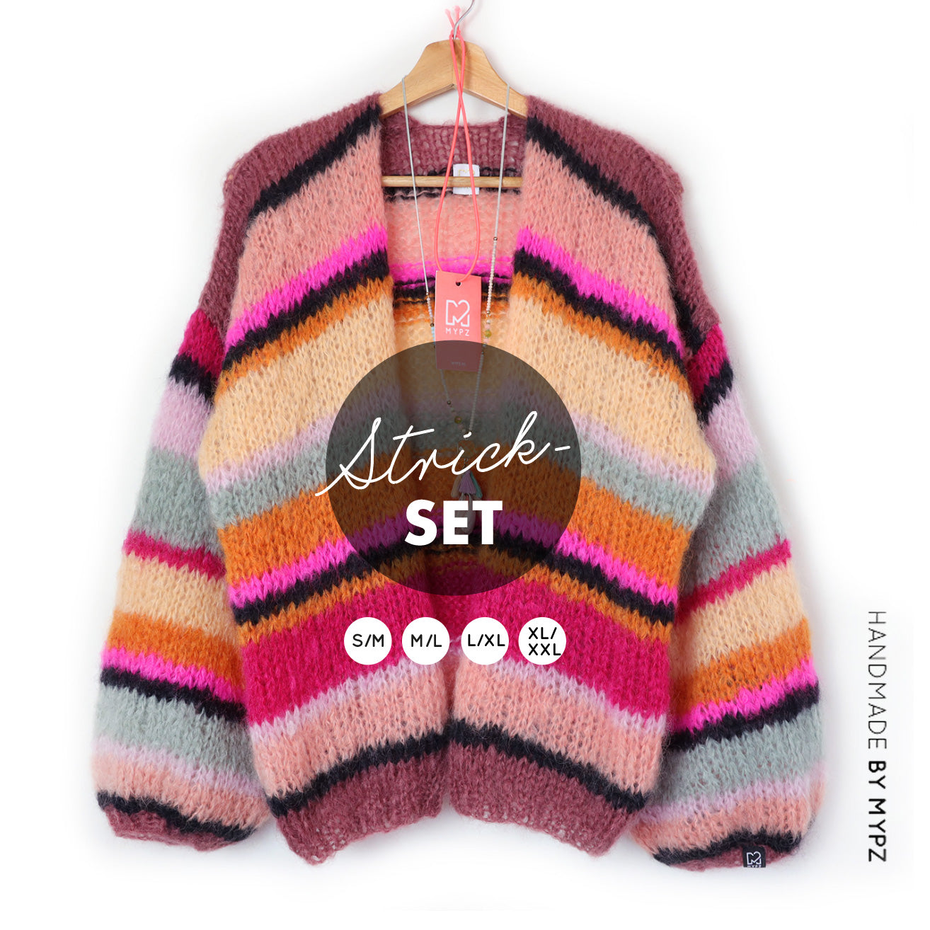 Strickset – MYPZ Basic Light Mohair Cardigan Hazel No10 (ENG-NL-DE)