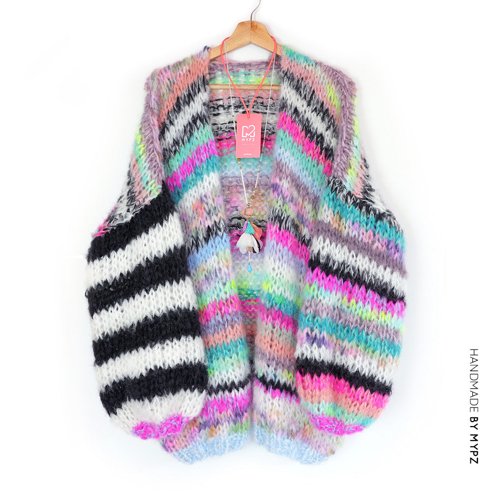Strickanleitung– MYPZ Chunky Mohair Cardigan Indian Summer No.15 (ENG-NL-DE-NO)