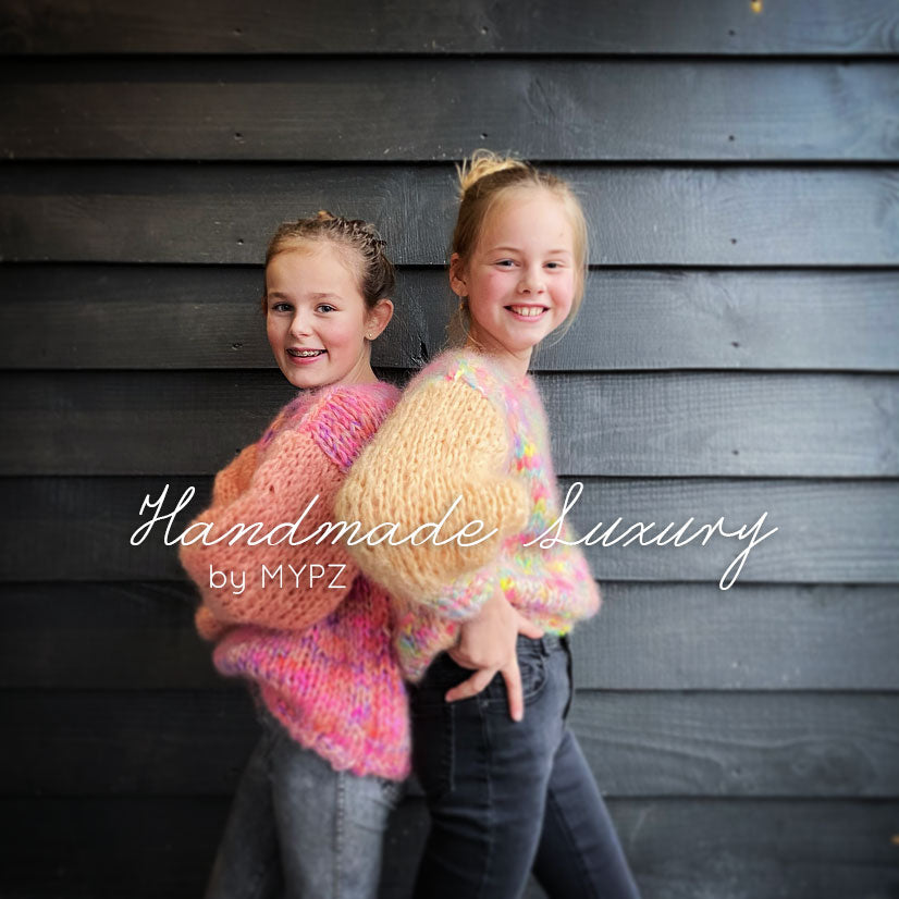 Knit pattern – MYPZ basic chunky mohair pullover for kids NO.15 - beginner (ENG-NL)
