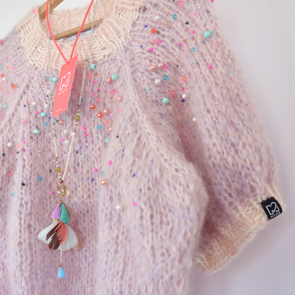 Strickpaket – MYPZ leichter Top-Down-Pullover Diamonds and Pearls No10 (ENG-NL)