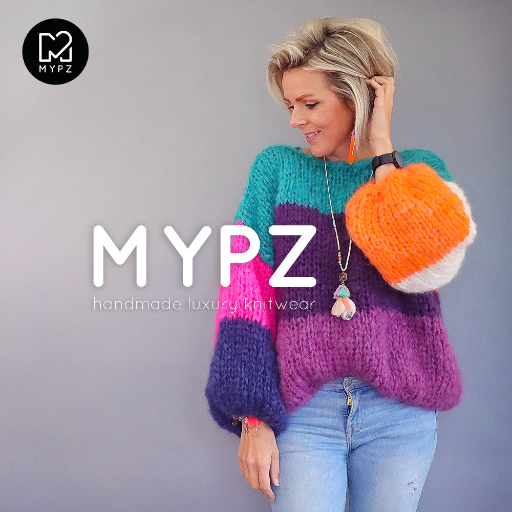 Strickanleitung – MYPZ basic chunky mohair pullover Mila No15 (ENG-NL-DE-FR-ES)