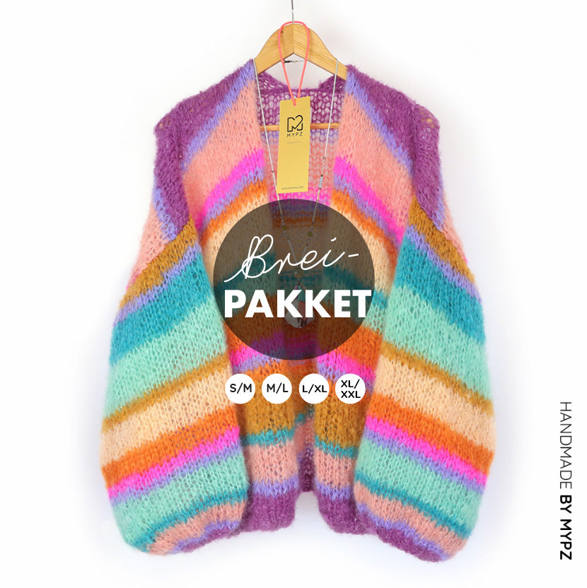 Strickset – MYPZ Basic Light Mohair Cardigan Crystal No10 (ENG-NL-DE)