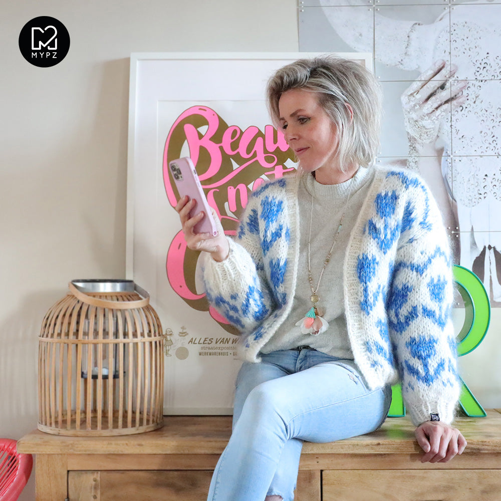 Strickset – MYPZ Chunky Tulpen-Strickjacke Nr. 9 (ENG-NL-DE)