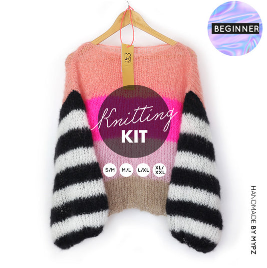 Strickset – MYPZ Basic Light Mohair Pullover Emily no10 (ENG-NL-DE)