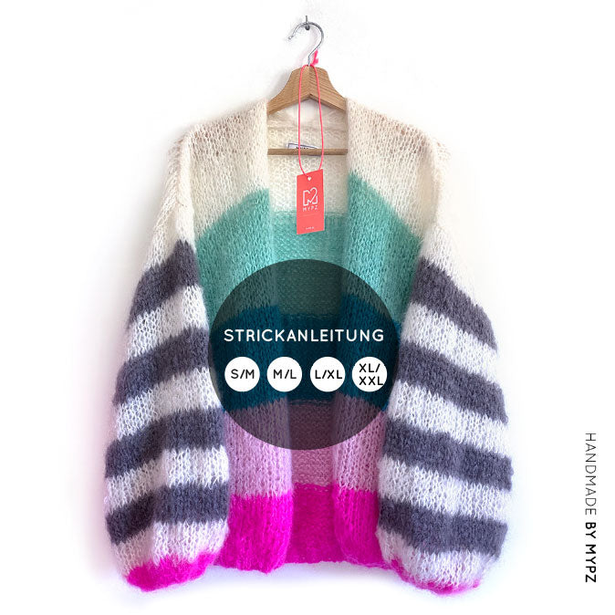Strickanleitung Basic Light Mohair Cardigan FLow (DE) – MYPZ