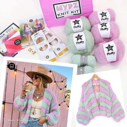 Design Your Own Kit – Strickset MYPZ Alpaca Cloud cardigan No.10