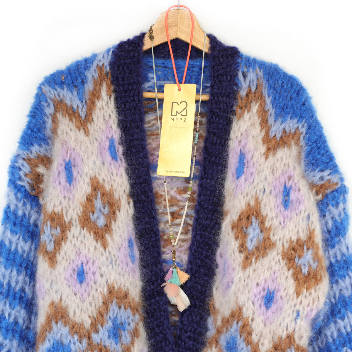 Strickanleitung – Chunky-Mohair-Jacke Alpine Breeze Nr.12 (ENG-DE-NL-ES-FR-IT-DA-SV-NO)
