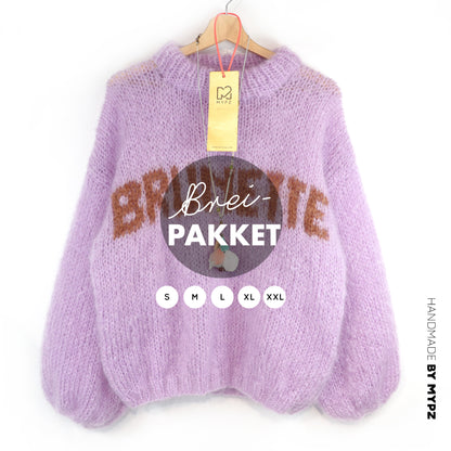 Strickset – MYPZ Light Mohair Pullover Brunette No8 (ENG-DE-NL)