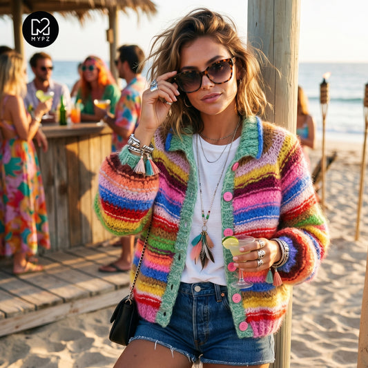 Strickset – MYPZ top-down bomber cardigan Rebel Glow No10 (ENG-NL-DE)