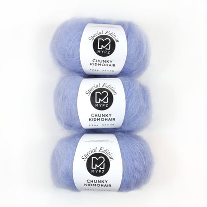 Strickset – MYPZ Chunky Mohair Pullover Alpine Blue No.9 (ENG-NL-DE)