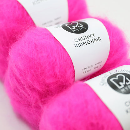 MYPZ Chunky Kidmohair DK Special Edition – Neon Pink