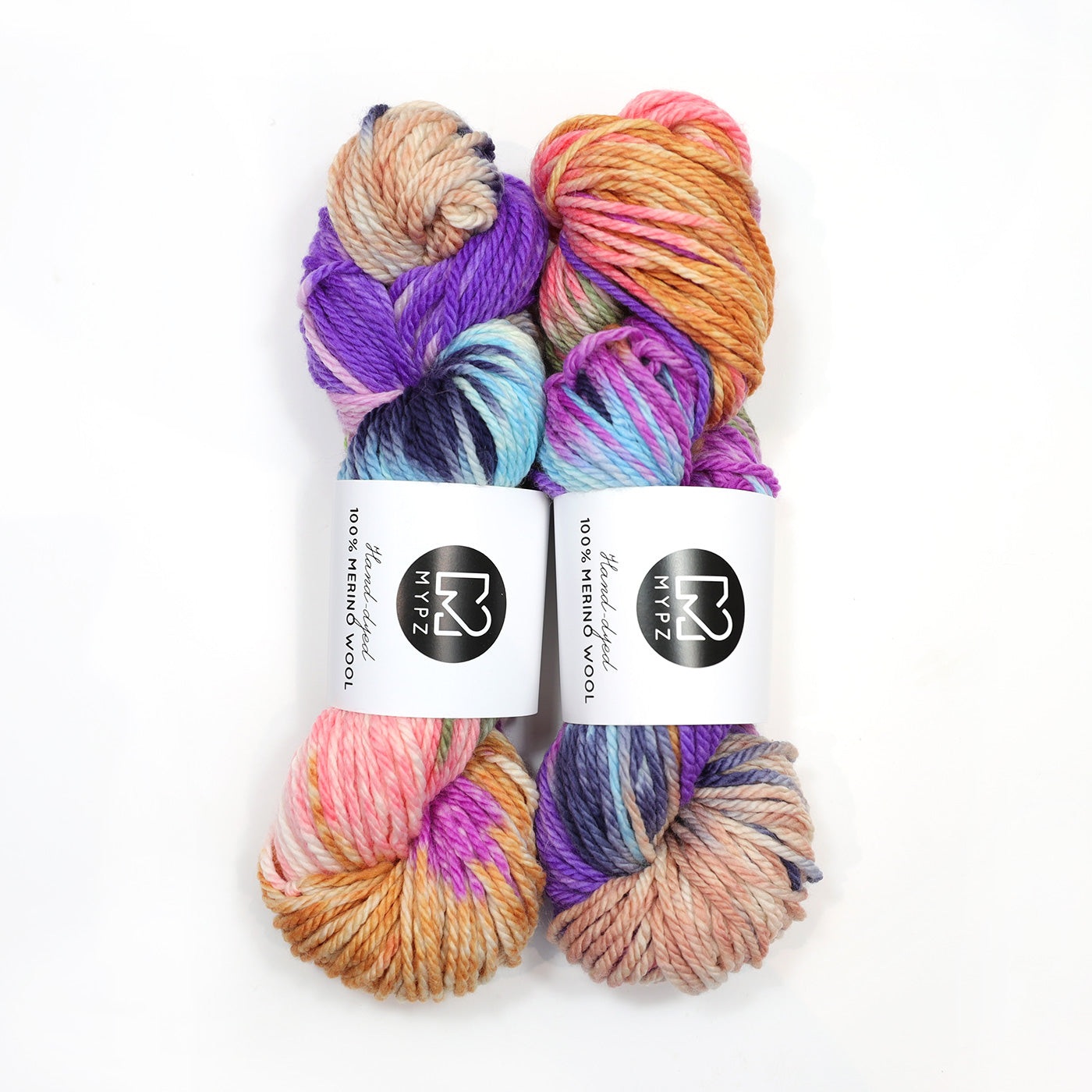 MYPZ Hand-dyed 100% Chunky Merino Wool – Vivienne