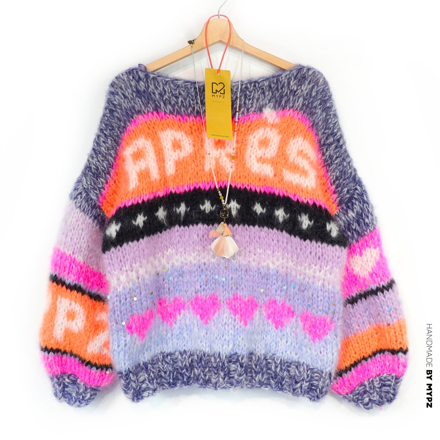 Strickanleitung – MYPZ Chunky Mohair Pullover Après Ski No.9 (ENG-NL-DE)