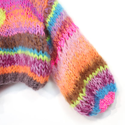 Knit pattern – MYPZ Short Chunky Pullover Neon Hearts No15 (ENG-NL-DE)